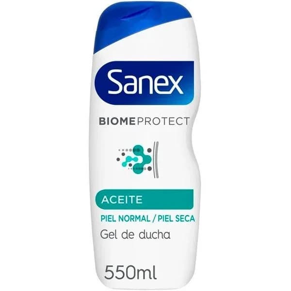 Gel de ducha dermo aceite hidratante para piel normal-seca Cuidado Experto Sanex 600 ml. - 0.6 l - Imagen del producto en Findit