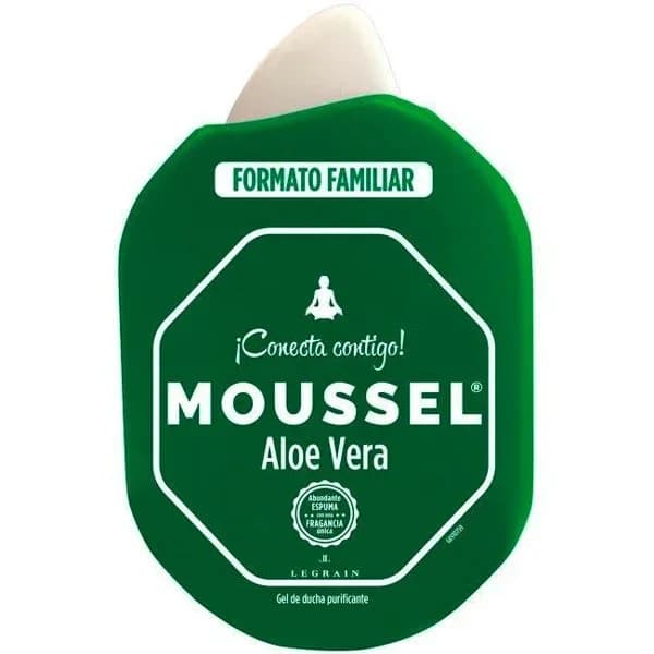 Gel de ducha con aloe vera MOUSSEL, bote 900 ml - 0.9 l - Imagen del producto en Findit