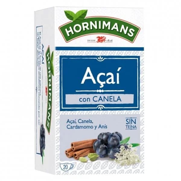 Infusión de acaí, cardamomo, canela y anís en bolsitas Hornimans 20 ud. - 1 ud - Imagen del producto en Findit