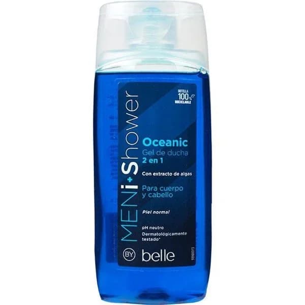 Gel ducha 2en1 oceanic MEN BY BELLE, bote 250 ml - 0.25 l - Imagen del producto en Findit