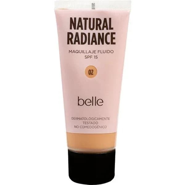Base de maquillaje fluido natural radiance 02 BELLE, tubo 1 ud - 1 ud - Imagen del producto en Findit