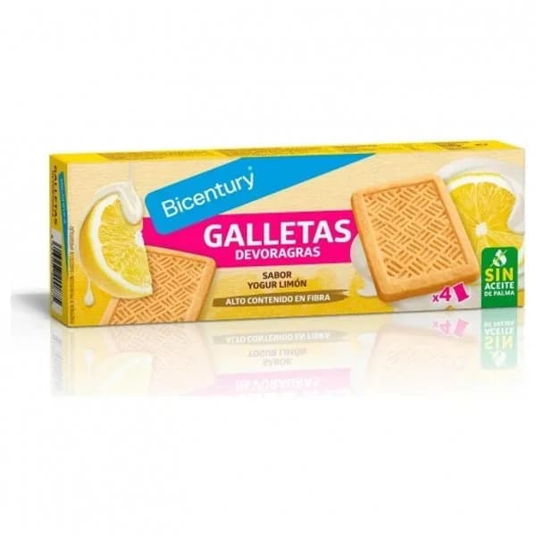 Galletas sabor yogur con limón Bicentury caja 160 g - 0.16 kg - Imagen del producto en Findit