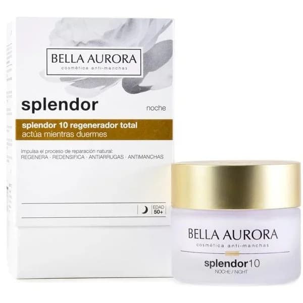 Crema de noche splendor +60 BELLA AURORA, tarro 50 ml - 1 ud - Imagen del producto en Findit