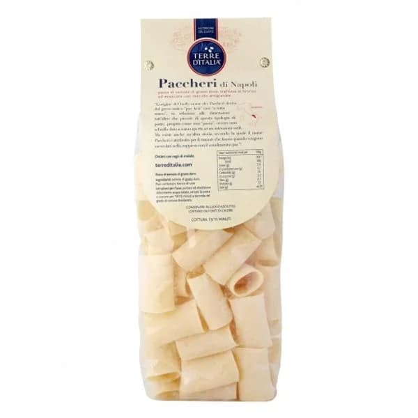 Pasta Paccheri Terre d'Italia 500 g. - 0.5 kg - Imagen del producto en Findit