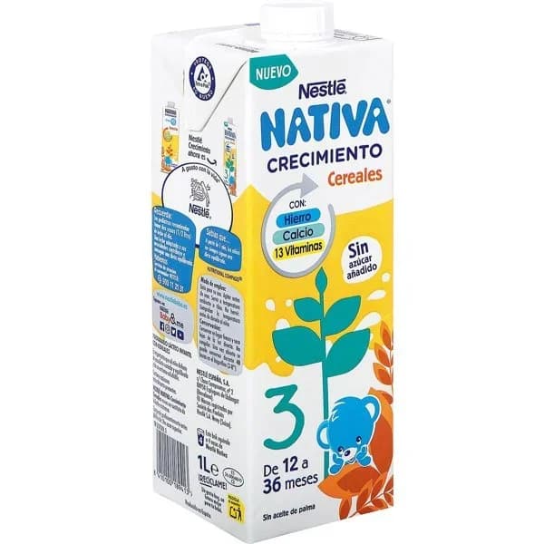 Leche Infantil Crecimiento Cereales Brik 1L - 1 l - Imagen del producto en Findit