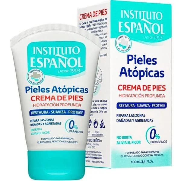 Crema pies pieles atopicas INSTITUTO ESPAÑOL, tubo 100 ml - 0.1 l - Imagen del producto en Findit