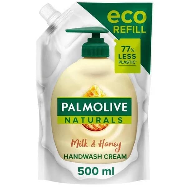 Jabón liquido de manos leche y miel SANYTOL, recambio 500 ml - 1 ud - Imagen del producto en Findit