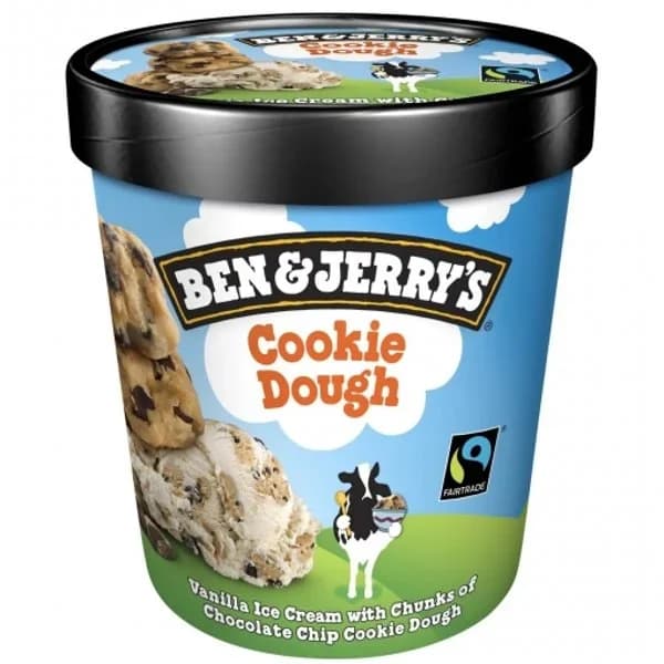 Helado de cookie BEN&JERRY'S, tarrina 465 g - 0.47 kg - Imagen del producto en Findit
