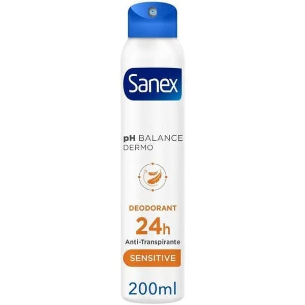 Desodorante sensitive SANEX, spray 200 ml - 0.2 l - Imagen del producto en Findit