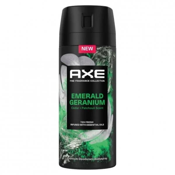 Desodorante en spray Emerald Geranium Axe 150 ml. - 0.15 l - Imagen del producto en Findit