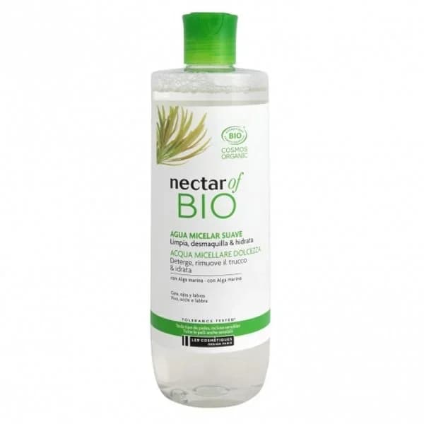 Agua micelar suave con extracto de alga marina para todo tipo de pieles ecológica Nectar Of Bio 400 ml. - 0.4 l - Imagen del producto en Findit