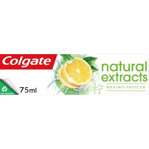 Dentífrico de limón y cítricos COLGATE NATURALS, tubo 75 ml - 0.08 l - Imagen del producto en Findit