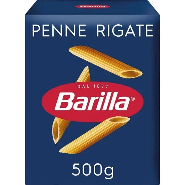 Pasta macarrones penne rigate nº 73 Barilla 500 g. - 0.5 kg - Imagen del producto en Findit