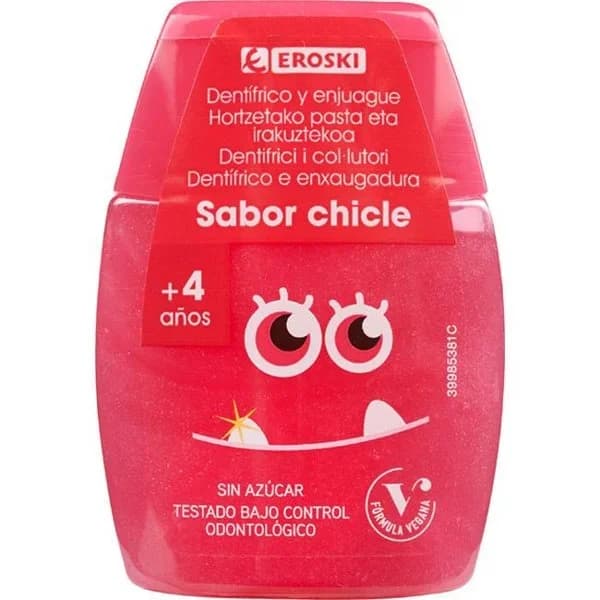 Dentífrico 2en1 Infantil EROSKI, bote 75 ml - 1 ud - Imagen del producto en Findit