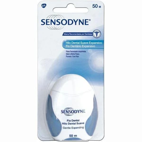 Hilo dental dientes-encias SENSODYNE, rollo 50 metros - 1 ud - Imagen del producto en Findit