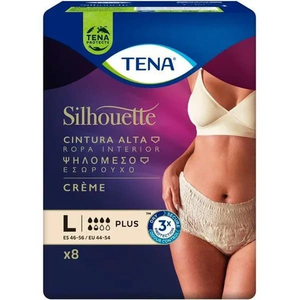 Plus para incontinencia urinaria color crema, 8 ud - 8 ud - Imagen del producto en Findit