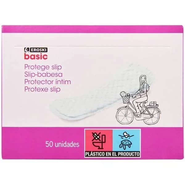 Protector normal EROSKI BASIC, caja 50 uds - 50 ud - Imagen del producto en Findit