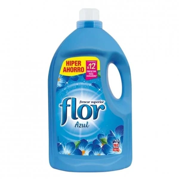 Suavizante concentrado azul FLOR, garrafa 172 dosis - 172 ud - Imagen del producto en Findit