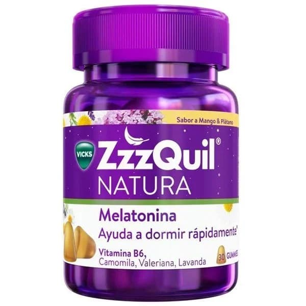 Gominolas con melatonina sabor mango ZZZQUIL, bote 30 uds - 1 ud - Imagen del producto en Findit