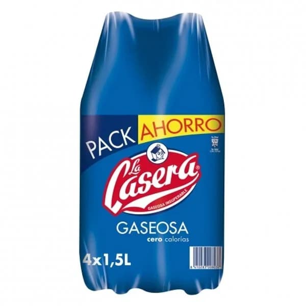 Gaseosa LA CASERA, pack 4x1,5 litros - 6 l - Imagen del producto en Findit