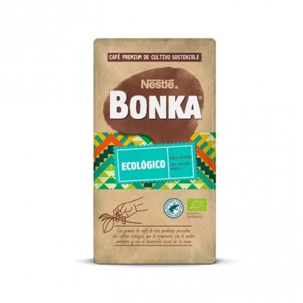 Café molido ecológico sostenible BONKA, paquete 220 g - 0.22 kg - Imagen del producto en Findit