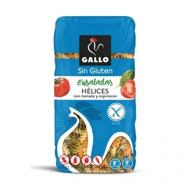 Pasta Hélices Vegetales sin Gluten 450G - 0.45 kg - Imagen del producto en Findit