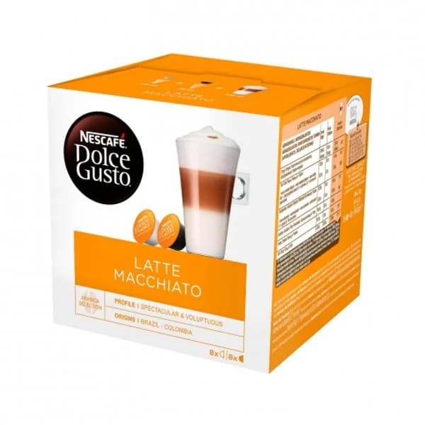 Café latte macchiato en cápsulas Nescafé Dolce Gusto pack de 8 ud. - 0.18 kg - Imagen del producto en Findit