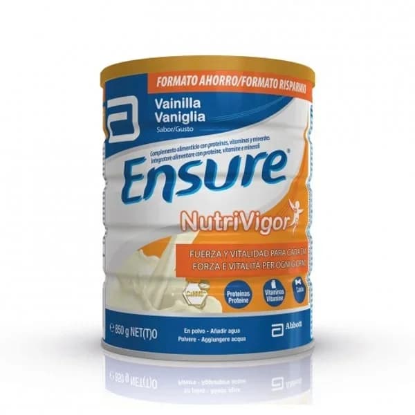 Complemento alimenticio sabor vainilla Ensure NutriVigor 850 g. - 0.85 kg - Imagen del producto en Findit