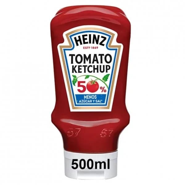 Ketchup -50% Azúcar 500ML - 0.55 kg - Imagen del producto en Findit