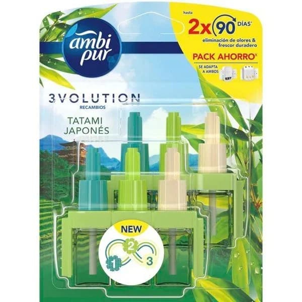 Ambientador eléctrico tatami japonés 3Volution recambio Ambi Pur 2 ud. - 2 ud - Imagen del producto en Findit