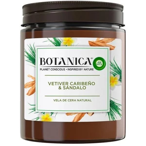 Ambientador vela vetiver BOTANICA, pack 1 ud - 1 ud - Imagen del producto en Findit