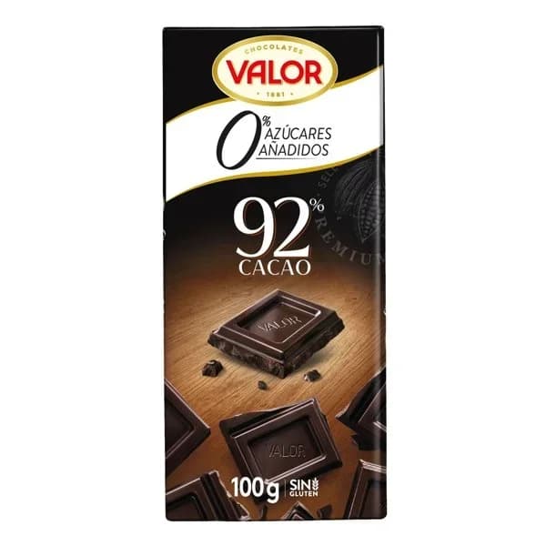 Chocolate Negro 92% sin Azúcar Tableta 170G - 0.1 kg - Imagen del producto en Findit