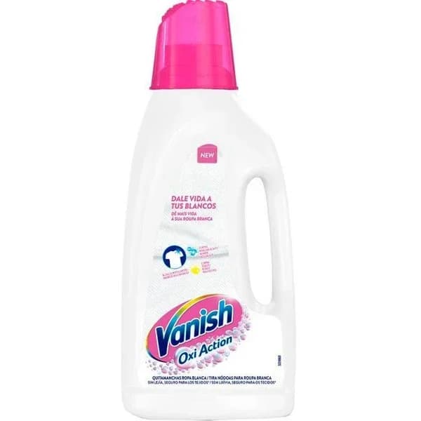 Quitamanchas ropa blanca VANISH Oxy Action, garrafa 1,800 litros - 1 ud - Imagen del producto en Findit