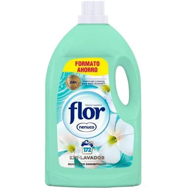 Suavizante concentrado FLOR NENUCO, garrfa 172 dosis - 172 ud - Imagen del producto en Findit