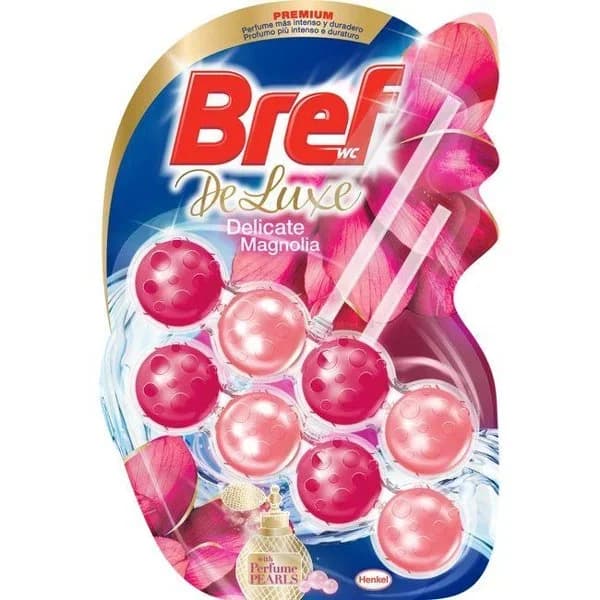 Limpiador wc deluxe magnolia duplo BREF, pack 2 uds - 0.1 kg - Imagen del producto en Findit