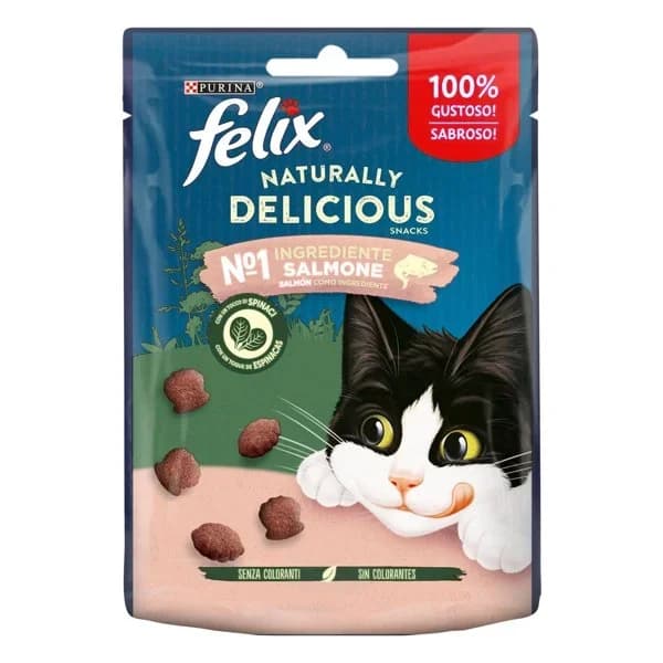 Snack Gato Felix Delicious Salmón 50G - 0.05 kg - Imagen del producto en Findit