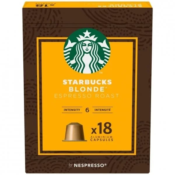 Café Blonde compatible Nespresso STARBUCKS, caja 18 uds - 18 ud - Imagen del producto en Findit