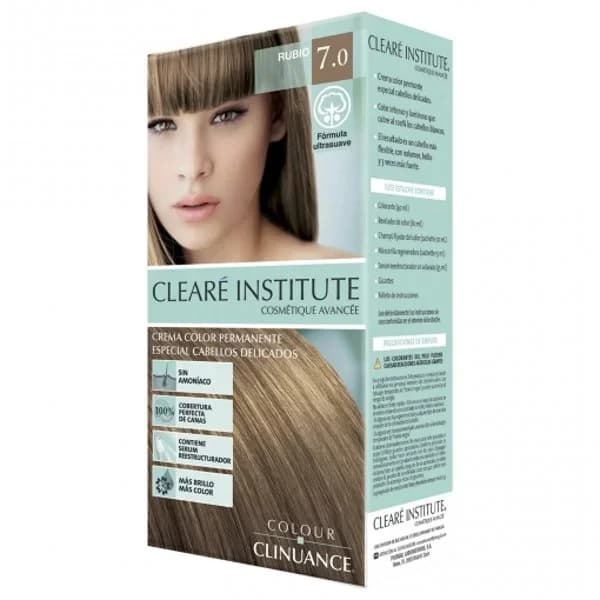 Coloración permanente sin amoniaco cabellos delicados nº 7.0 rubio Colour Clinuance Clearé Institute 1 ud. - 1 ud - Imagen del producto en Findit