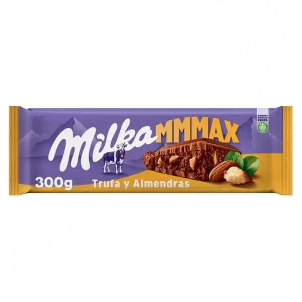 Chocolate con leche relleno de trufa y almendras Max Milka 300 g. - 0.3 kg - Imagen del producto en Findit