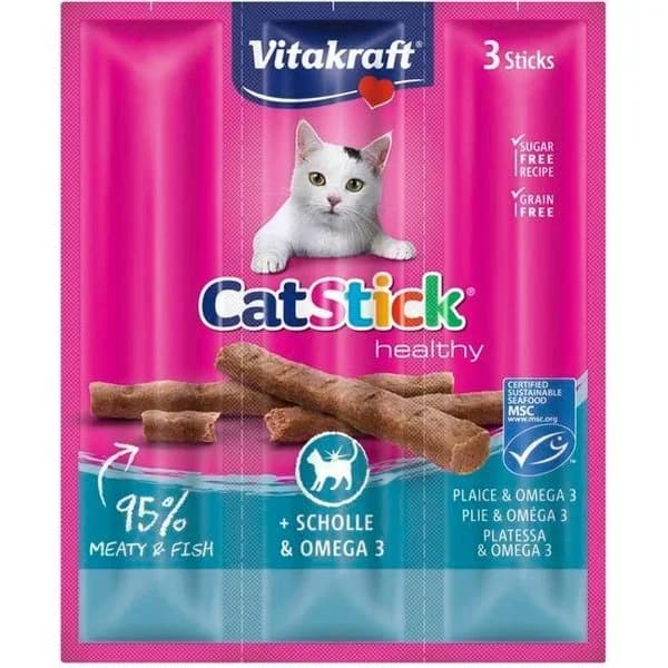 Snack stick mini pescado omega 3 para gato adulto Cat Stick 3 ud. - 0.05 kg - Imagen del producto en Findit