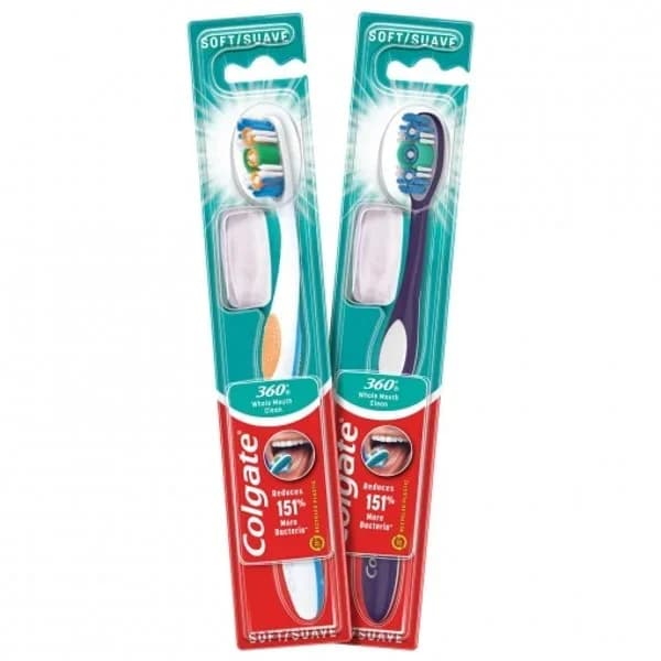 Cepillo dental 360º suave COLGATE, pack 1 ud. - 1 ud - Imagen del producto en Findit