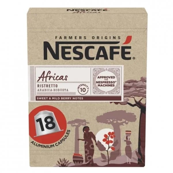 Café Ristretto África 18 Cápsulas - 18 ud - Imagen del producto en Findit