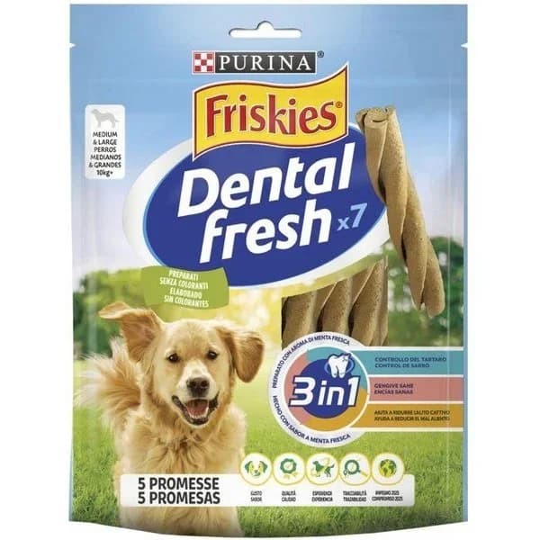 Dental Fresh FRISKIES, paquete 180 g - 1 ud - Imagen del producto en Findit