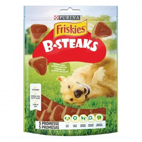 Snack para perro Purina Friskies B-Steaks 150 g - 0.15 kg - Imagen del producto en Findit