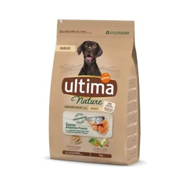 Alimento de salmon para perro mediano ULTIMA Nature, saco 3 kg - 3 kg - Imagen del producto en Findit
