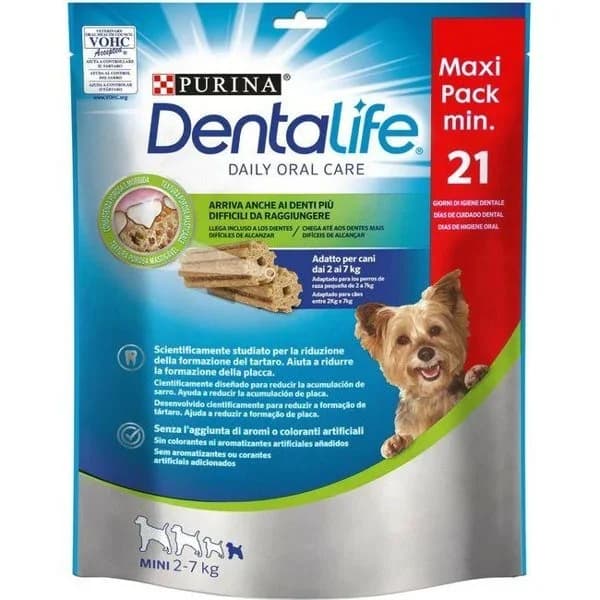 Snack extrasmall maxi para perro DENTALIFE, bolsa 345 g - 1 ud - Imagen del producto en Findit
