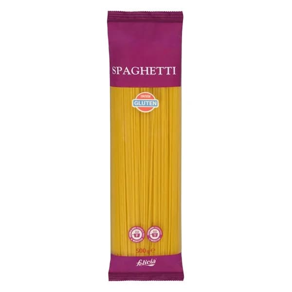 Spaghetti sin gluten Felicia - 0.5 kg - Imagen del producto en Findit