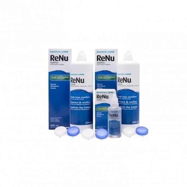 Solución única multiplus bausch + lomb pack de 2 unidades de 500 ml + Solución 60 ml. - 1 l - Imagen del producto en Findit