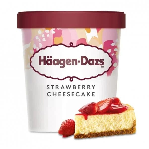 Helado de strawberry cheesecake tarrina 460 ml - 0.46 l - Imagen del producto en Findit
