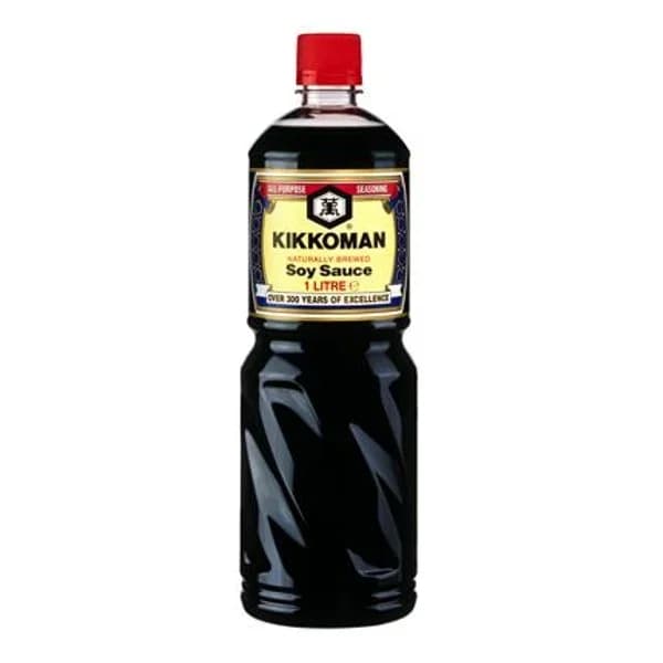 Salsa de soja KIKKOMAN, botella 1 litro - 1 l - Imagen del producto en Findit